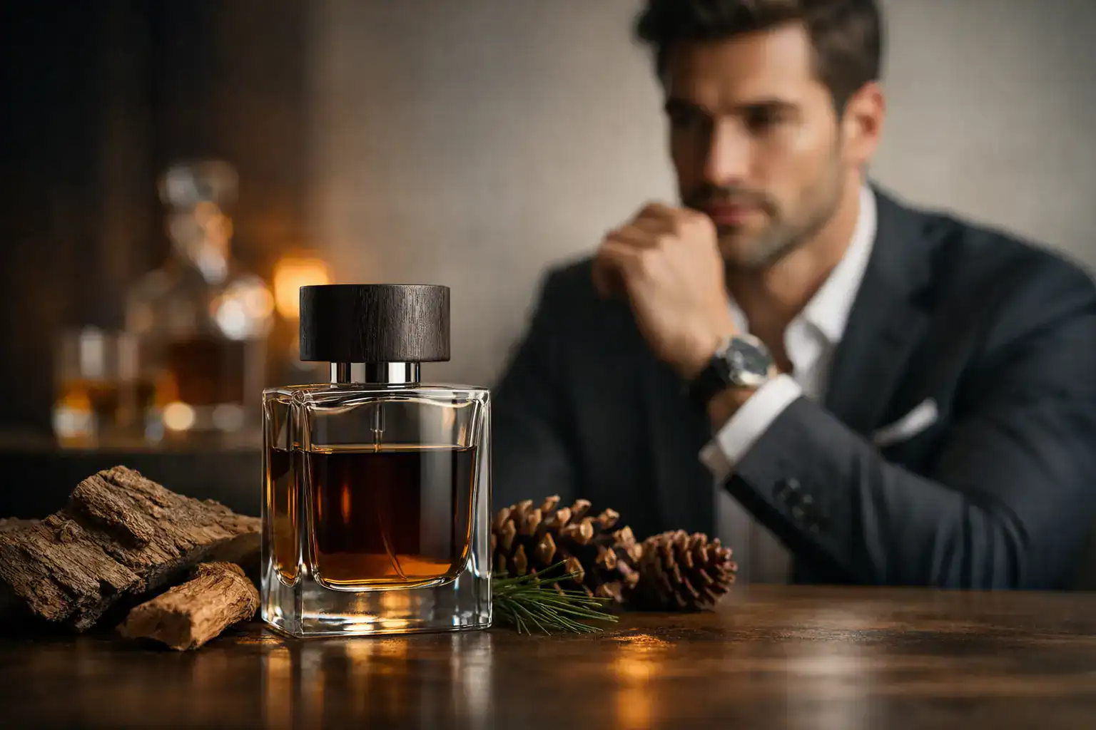 Męskie perfumy drzewne dla mężczyzny z klasą